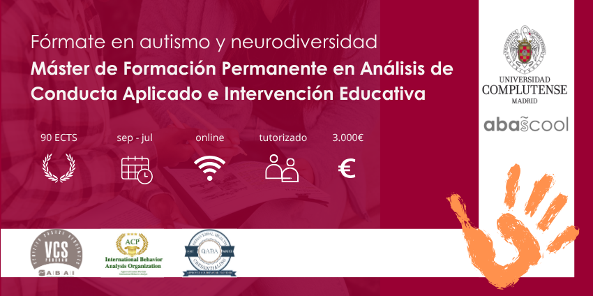 Máster de Formación Permanente en Análisis de Conducta Aplicada e Intervención Educativa